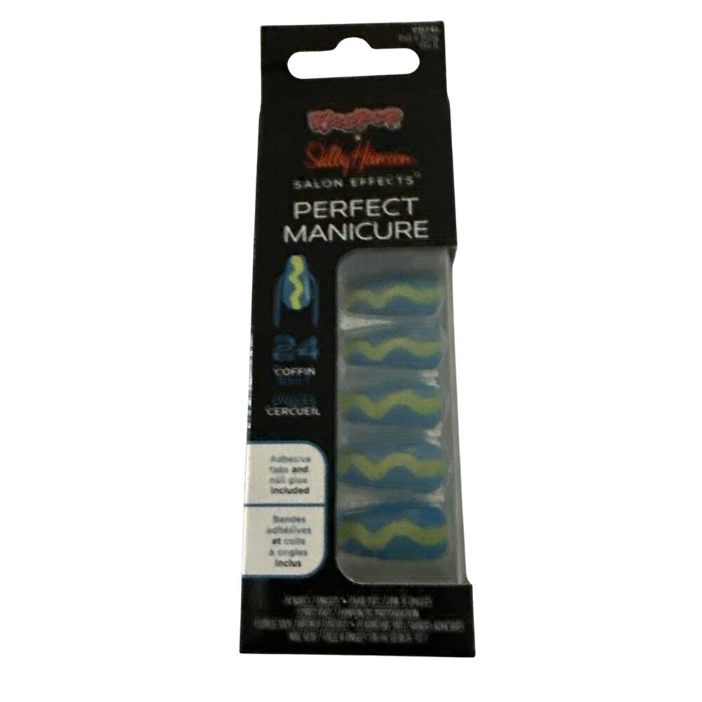 Sally Hansen x Ring Pop Perfect Manicure 24 Coffin Nails Glue Tabs C0741 NIB